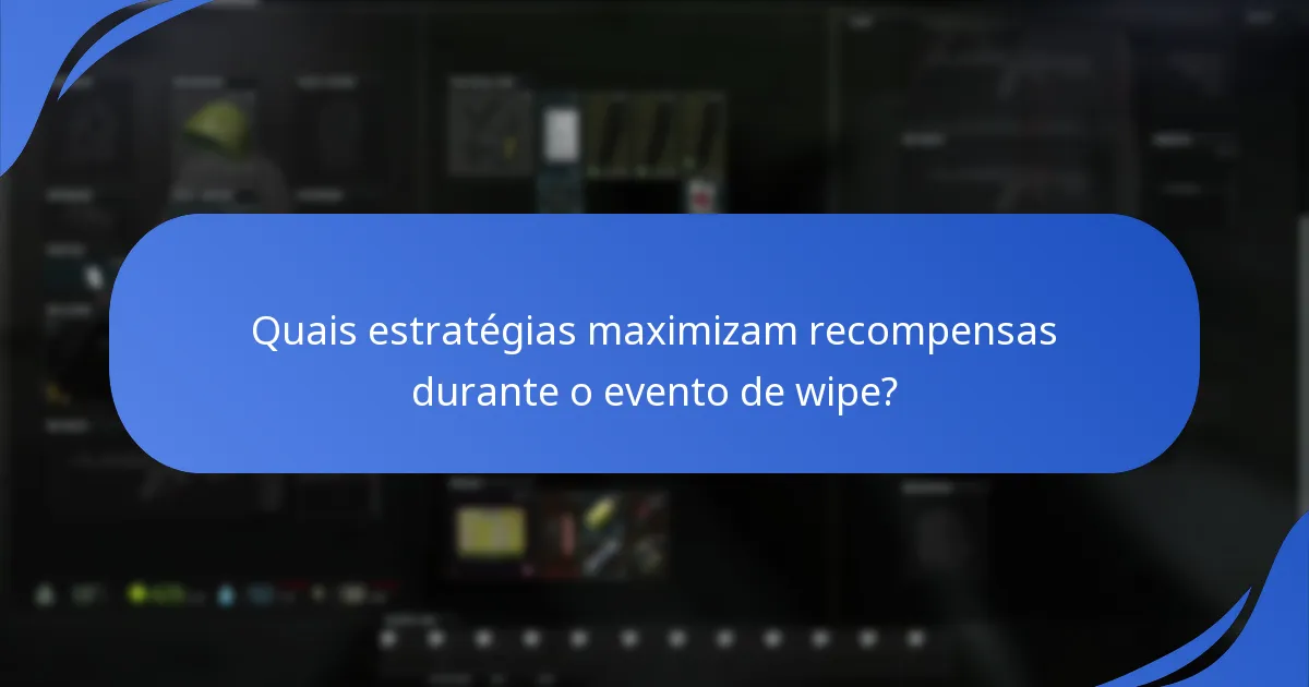 Quais são os critérios de conclusão para os prémios do evento de wipe?