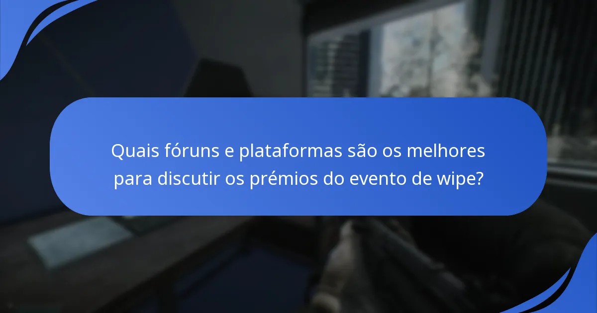 Como o atual evento de wipe se compara aos anteriores?