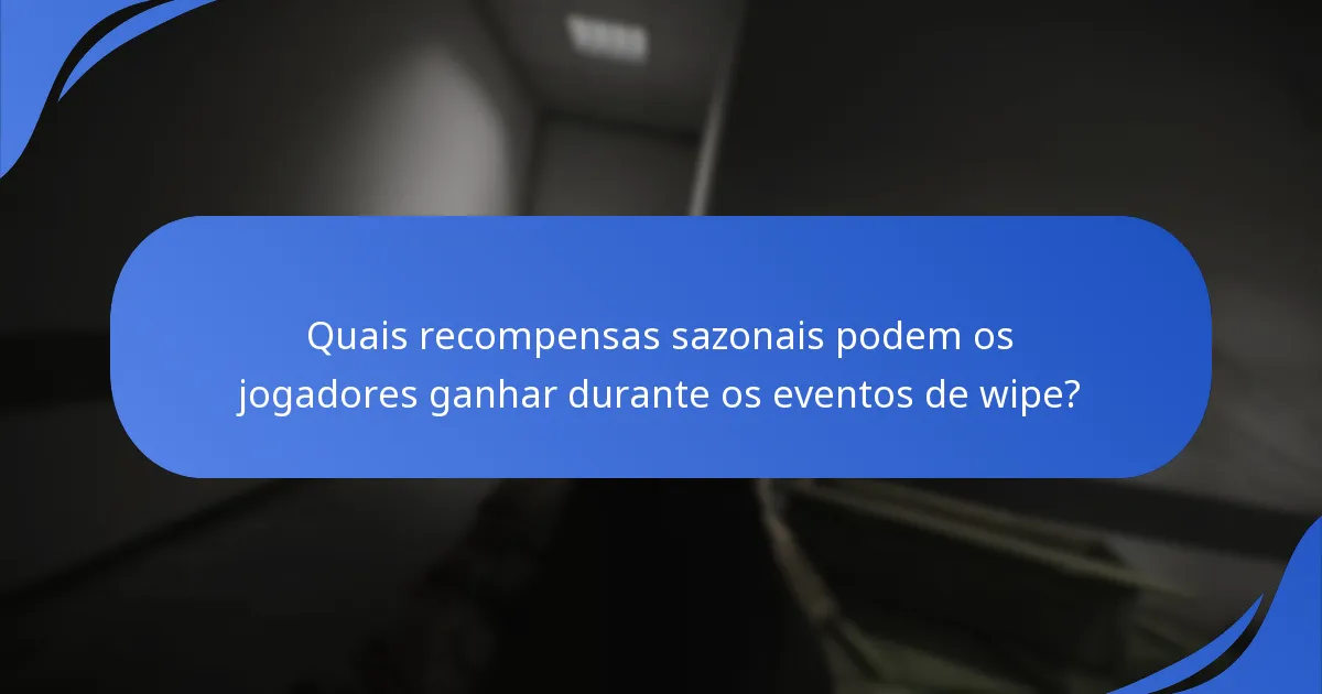 Como os prémios atuais dos eventos de wipe se comparam aos eventos anteriores?