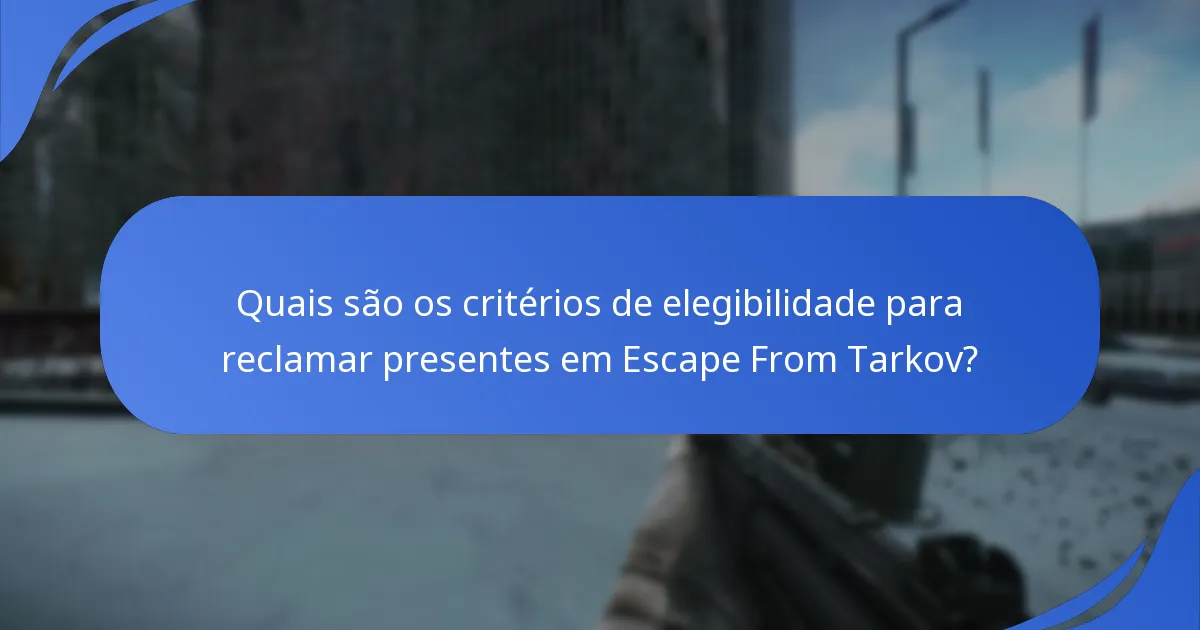 Como funciona o processo de verificação para reclamações de presentes?